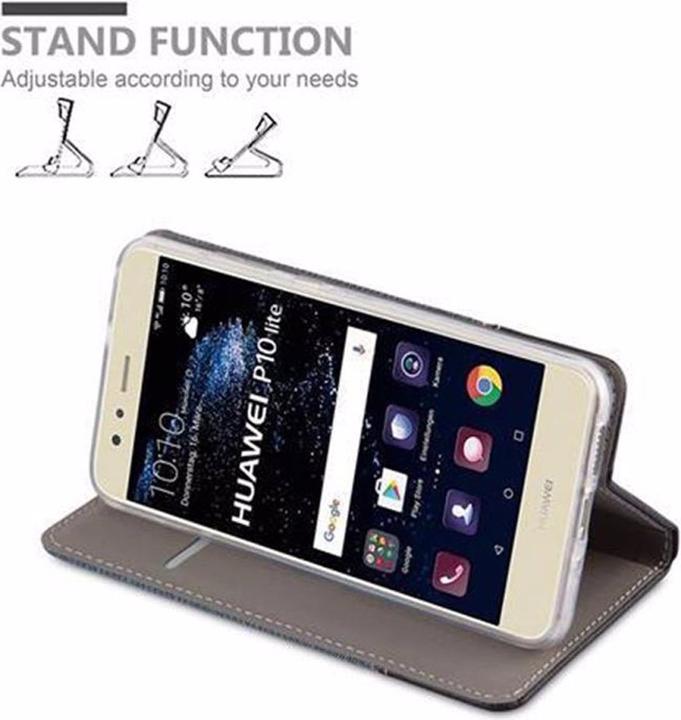 Produktbild Cadorabo Book Jeans Optik Cover (Huawei P10 Lite)