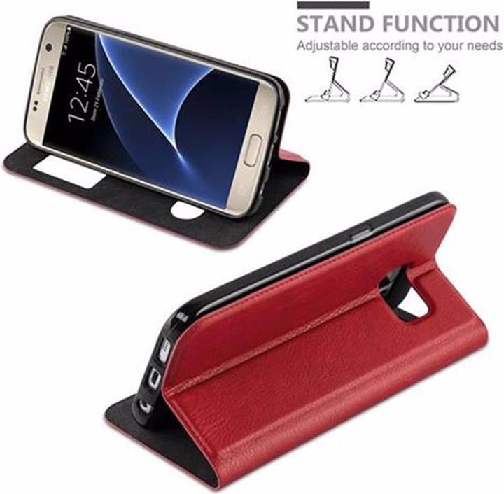 Produktbild Cadorabo Book mit View Doppelfenster Cover (Samsung Galaxy S7)