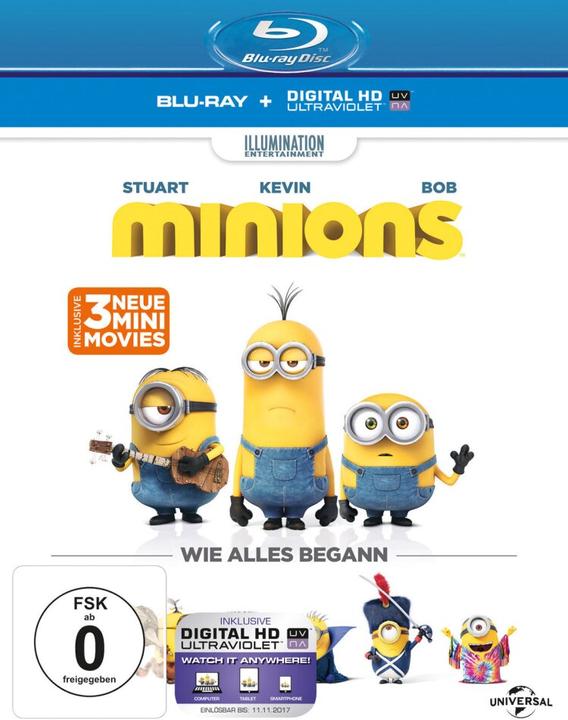 Immagine prodotto Minions (Blu-ray, 2015, Tedesco)