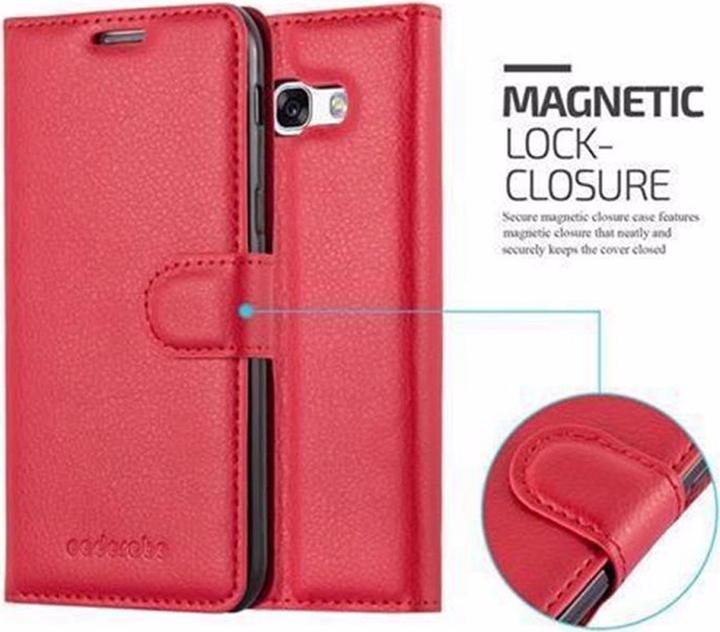 Actual product image Cadorabo Book with stand function cover (Samsung Galaxy A3 (2017))