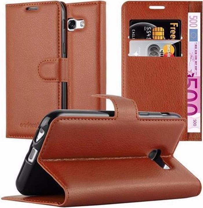 Actual product image Cadorabo Book with stand function cover (Samsung Galaxy A3 (2017))