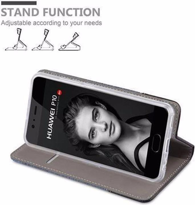 Actual product image Cadorabo Book Jeans Optics Cover (Huawei P10)