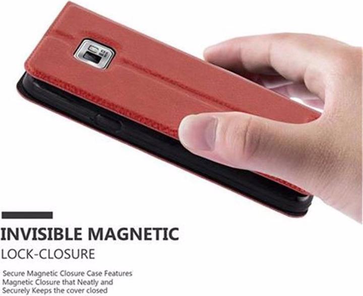 Actual product image Cadorabo Book with View double window cover (Samsung Galaxy S2 Plus, Samsung Galaxy S2)