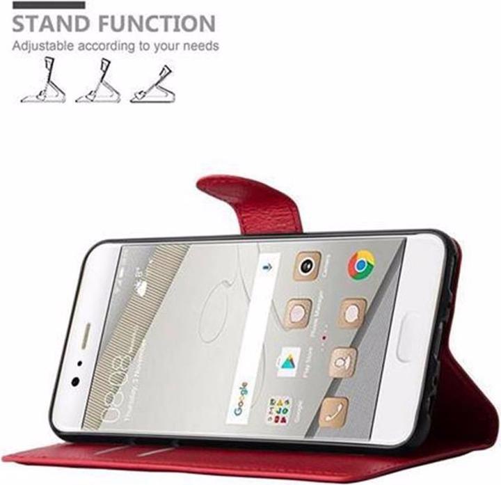 Actual product image Cadorabo Book with stand function cover (Huawei P10 Plus)