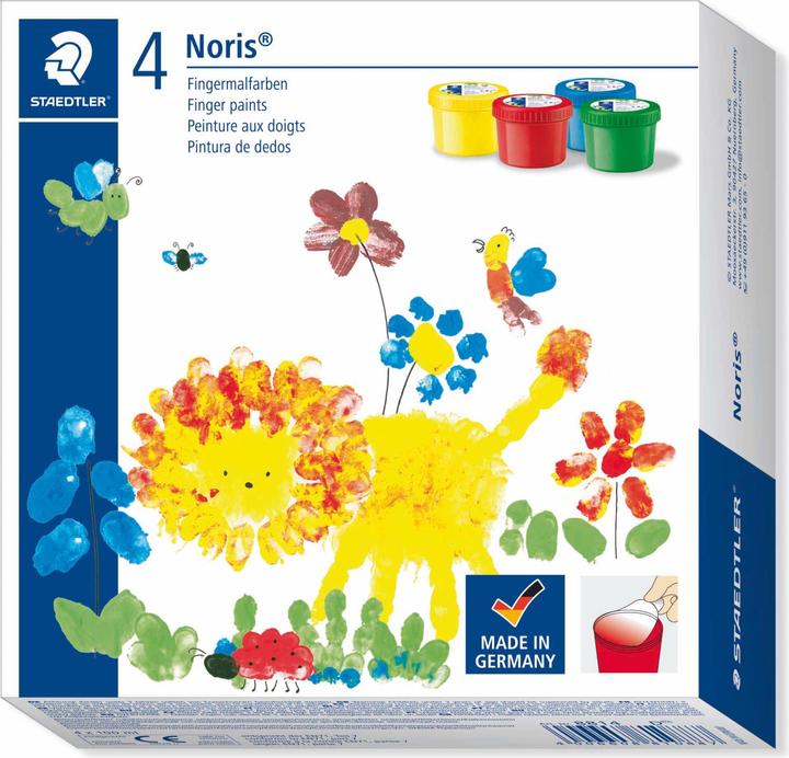 Actual product image Staedtler Finger painting color 'Noris junior (Multicoloured, 100 ml)