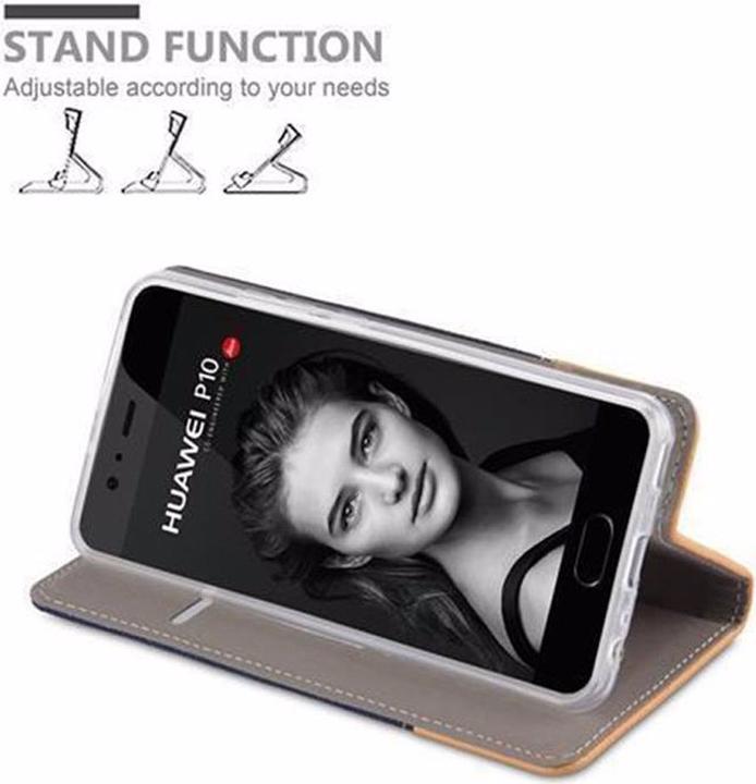 Produktbild Cadorabo Book Jeans Optik Cover (Huawei P10 Plus)
