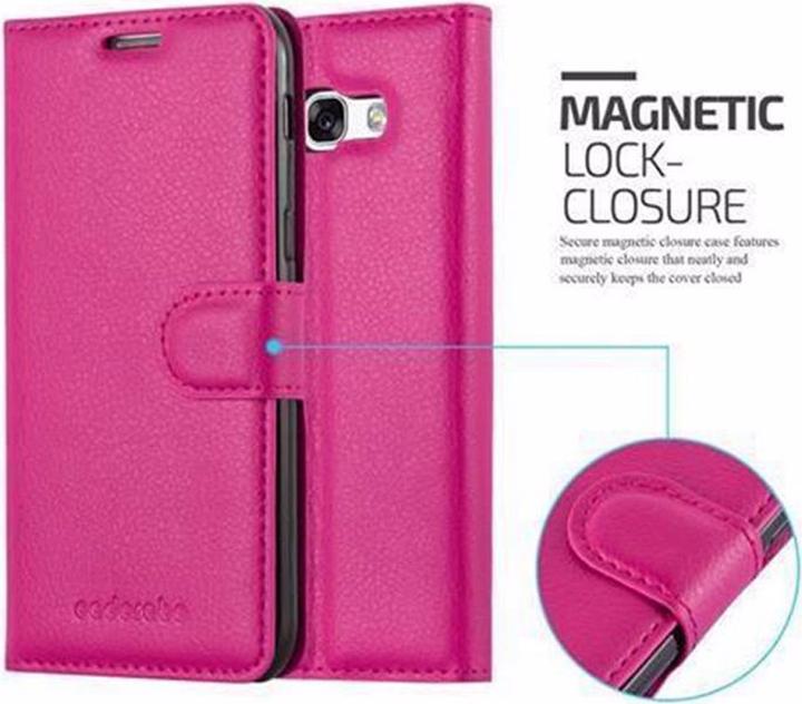 Actual product image Cadorabo Book with stand function cover (Samsung Galaxy A3 (2017))
