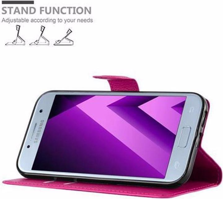 Actual product image Cadorabo Book with stand function cover (Samsung Galaxy A3 (2017))