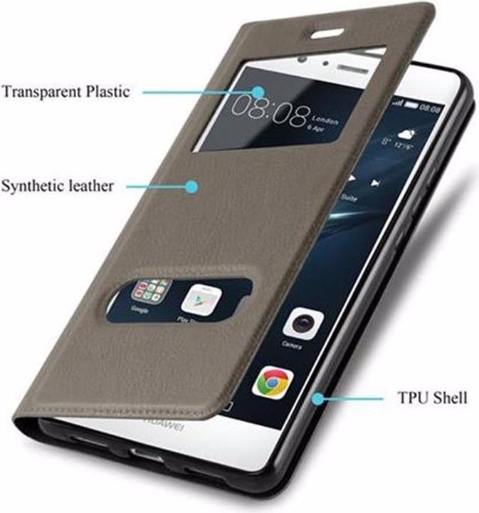 Productafbeelding Cadorabo Boek met Uitzicht Dubbele Raambedekking (Huawei P9 Lite)