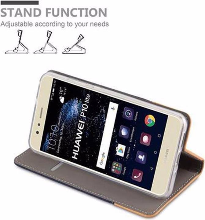 Actual product image Cadorabo Book Jeans Optics Cover (Huawei P10 Lite)