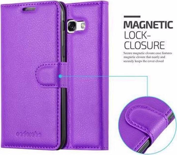 Actual product image Cadorabo Book with stand function cover (Samsung Galaxy A3 (2017))