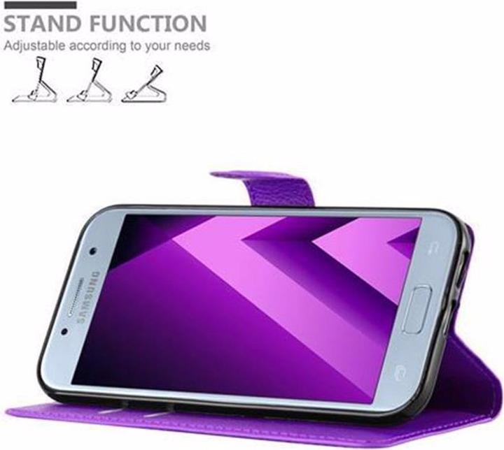 Actual product image Cadorabo Book with stand function cover (Samsung Galaxy A3 (2017))