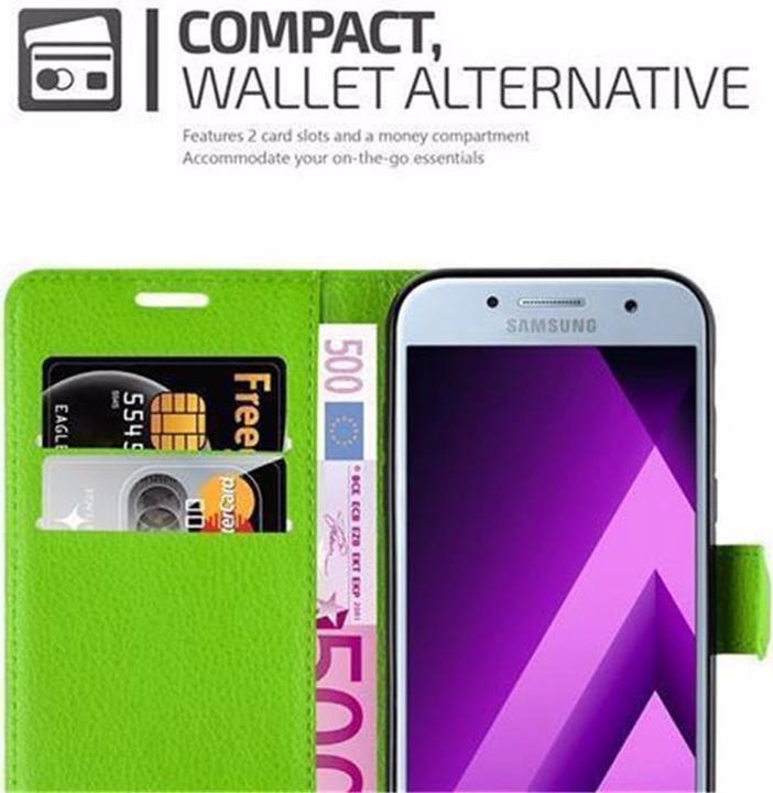 Actual product image Cadorabo Book with stand function cover (Samsung Galaxy A3 (2017))