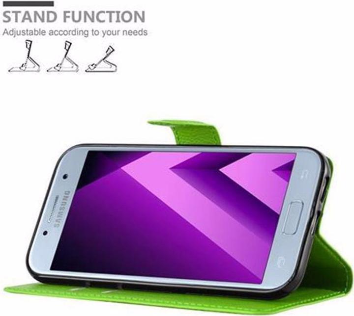 Actual product image Cadorabo Book with stand function cover (Samsung Galaxy A3 (2017))