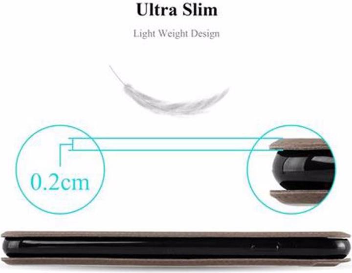 Actual product image Cadorabo Book with View double window cover (Samsung Galaxy S6)