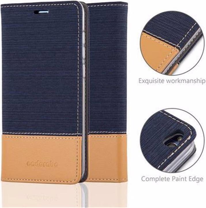 Actual product image Cadorabo Book Jeans Optics Cover (Huawei P8 Lite (2017))