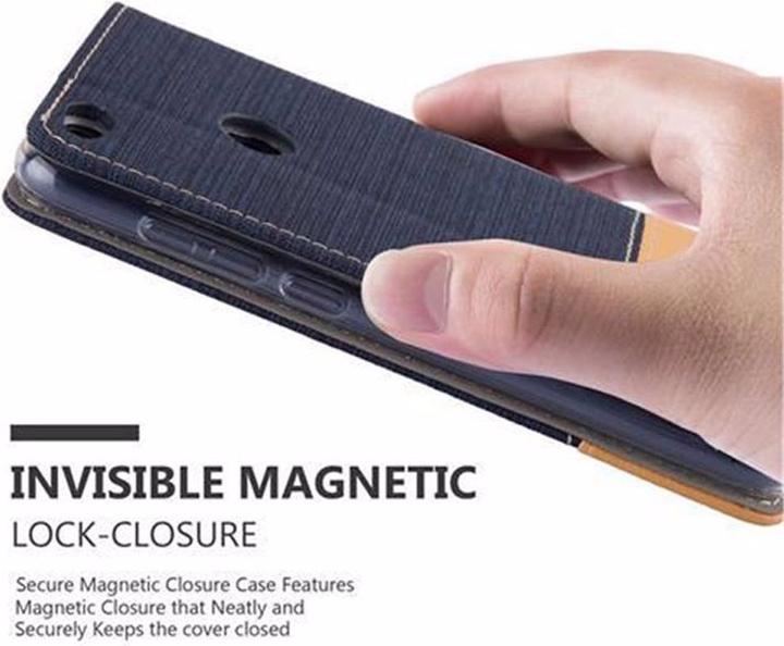 Actual product image Cadorabo Book Jeans Optics Cover (Huawei P8 Lite (2017))