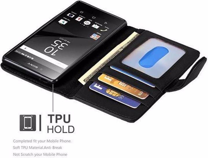 Actual product image Cadorabo Book with 3 card slots cover (Sony Xperia Z5)