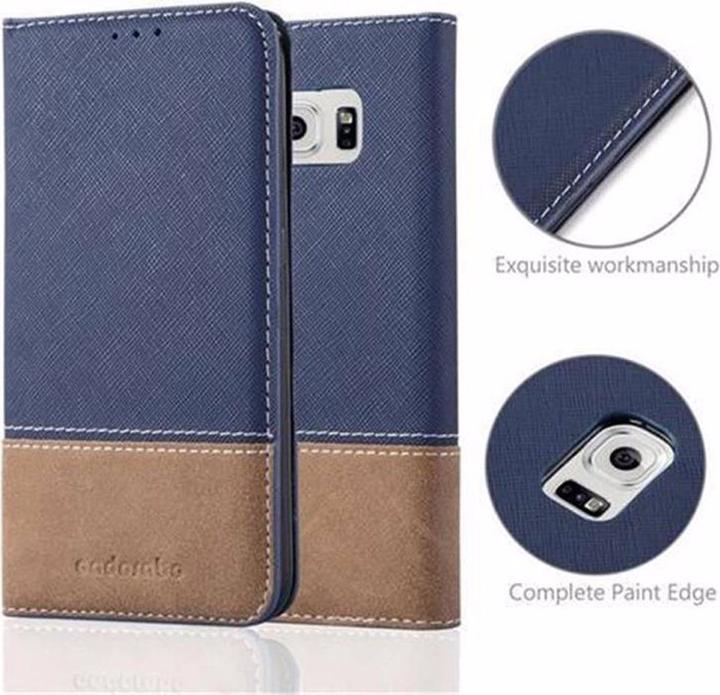 Actual product image Cadorabo Book X Wallet Cover (Samsung Galaxy S6)
