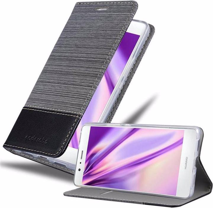 Produktbild Cadorabo Book Jeans Optik Cover (Huawei G9 Lite)