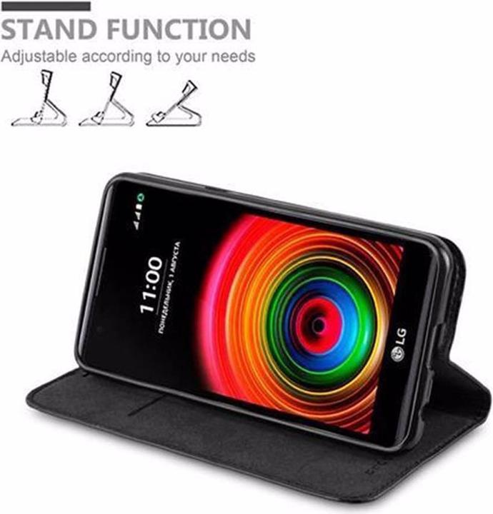 Productafbeelding Cadorabo Boek Onzichtbare Magneethoes (LG X Power)