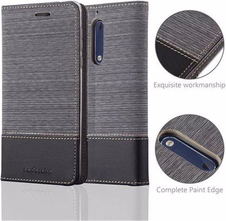 Actual product image Cadorabo Book Jeans Optics Cover (OnePlus 5)