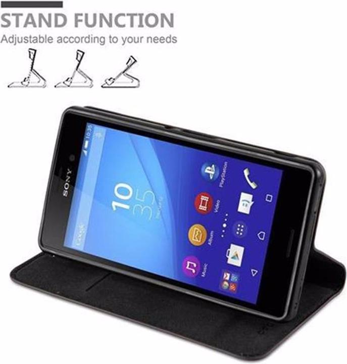 Produktbild Cadorabo Book Invisible Magnet Cover (Sony Xperia M4 Aqua)