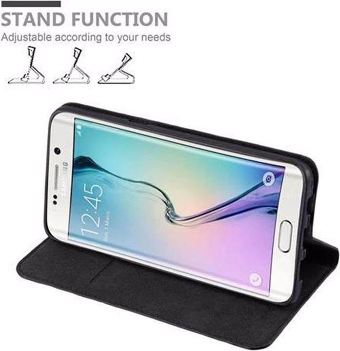 Productafbeelding Cadorabo Boek Onzichtbare Magneethoes (Samsung Galaxy S6 Edge+)