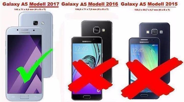 Produktbild Cadorabo Book Classy Style Cover (Samsung Galaxy A5 (2017))