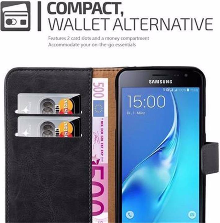 Produktbild Cadorabo Book Luxury Cover (Samsung Galaxy J3 (2016))