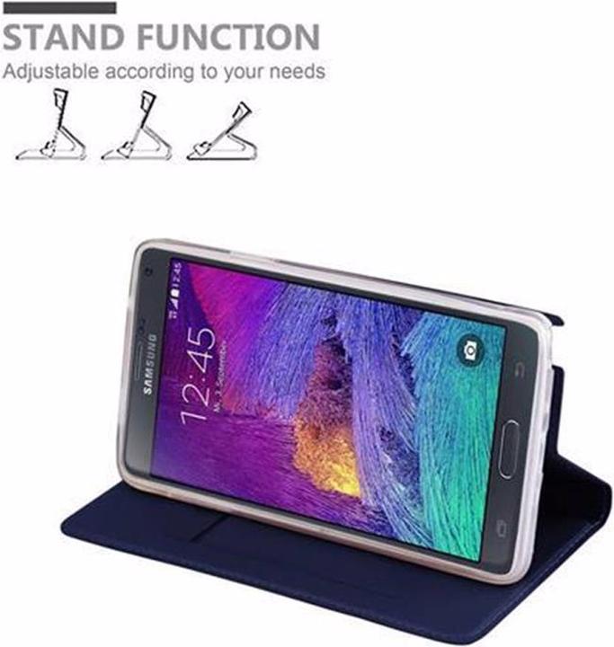 Actual product image Cadorabo Book Classy Style Cover (Samsung Galaxy Note 4)