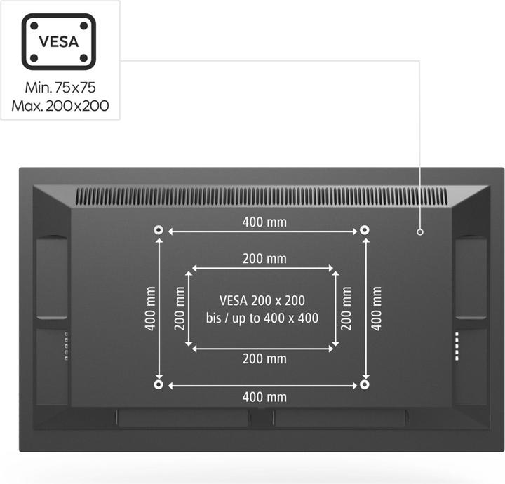 Actual product image Hama TV ceiling mount (Ceiling, 46", 20 kg)