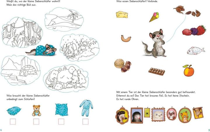 Produktbild Der kleine Siebenschläfer: Mein Rätselschatz (Deutsch, Sabine Bohlmann, Kerstin Schoene, Silke Reimers, 2023)
