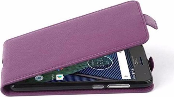 Actual product image Cadorabo Flip with structure cover (Motorola Moto G5 Plus)