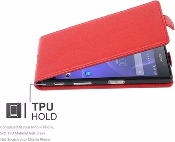 Productafbeelding Cadorabo Flip met structuurhoes (Xperia X Prestaties)