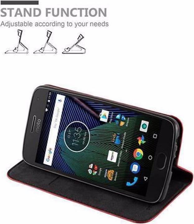 Immagine prodotto Cadorabo Copertina magnetica invisibile del libro (Motorola Moto G5 Plus)