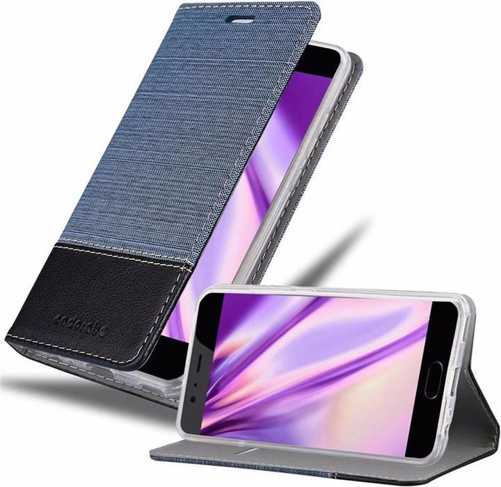 Produktbild Cadorabo Book Jeans Optik Cover (Huawei P10 Plus)