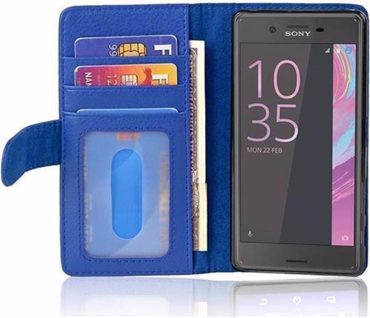 Image du produit Cadorabo Book avec 3 pochettes pour cartes Couverture (Sony Xperia X)