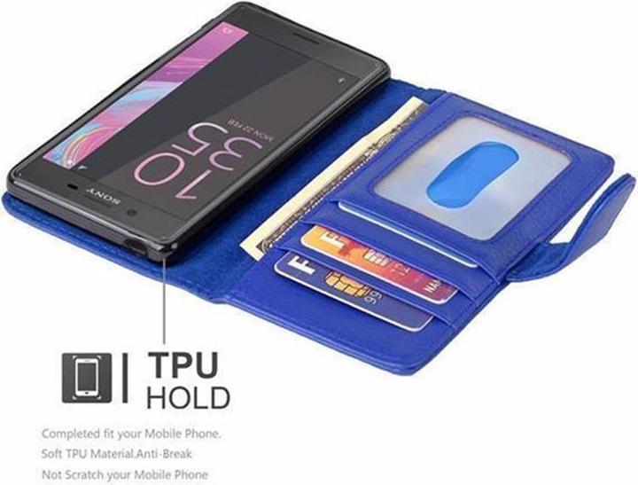 Image du produit Cadorabo Book avec 3 pochettes pour cartes Couverture (Sony Xperia X)