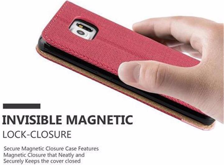 Produktbild Cadorabo Book Bast Optik Cover (Samsung Galaxy S6 Edge)