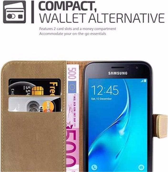 Produktbild Cadorabo Book Luxury Cover (Samsung Galaxy J1 (2016))