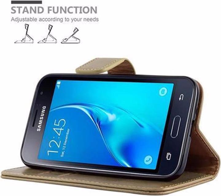 Produktbild Cadorabo Book Luxury Cover (Samsung Galaxy J1 (2016))