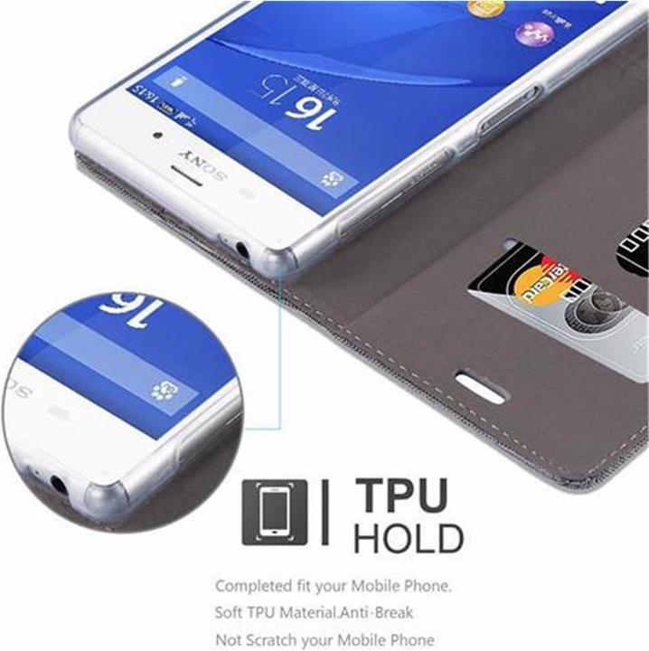 Actual product image Cadorabo Book Jeans Optics Cover (Sony Xperia Z3)