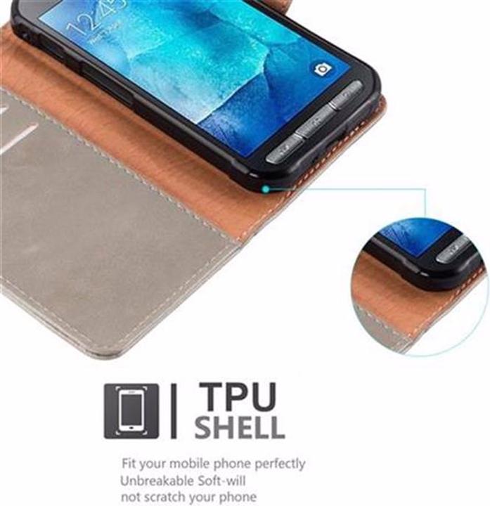 Produktbild Cadorabo Book Luxury Cover (Samsung Galaxy Xcover 3)