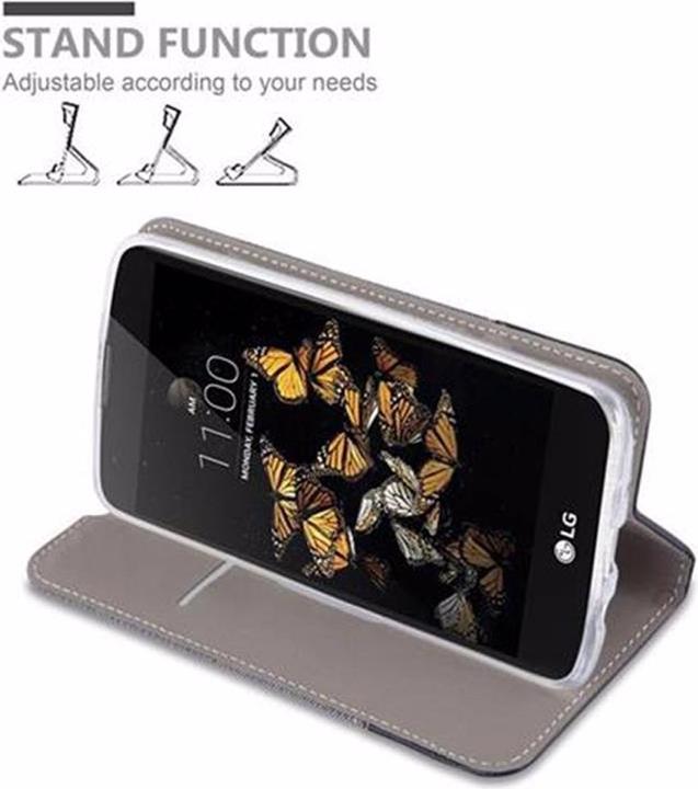 Produktbild Cadorabo Book Jeans Optik Cover (LG K8)