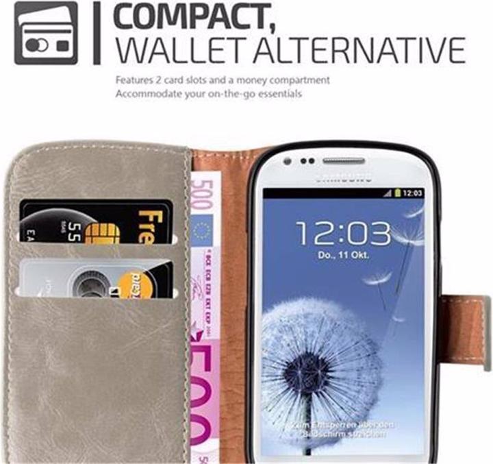 Actual product image Cadorabo Book Luxury Cover (Samsung Galaxy S3 Mini)