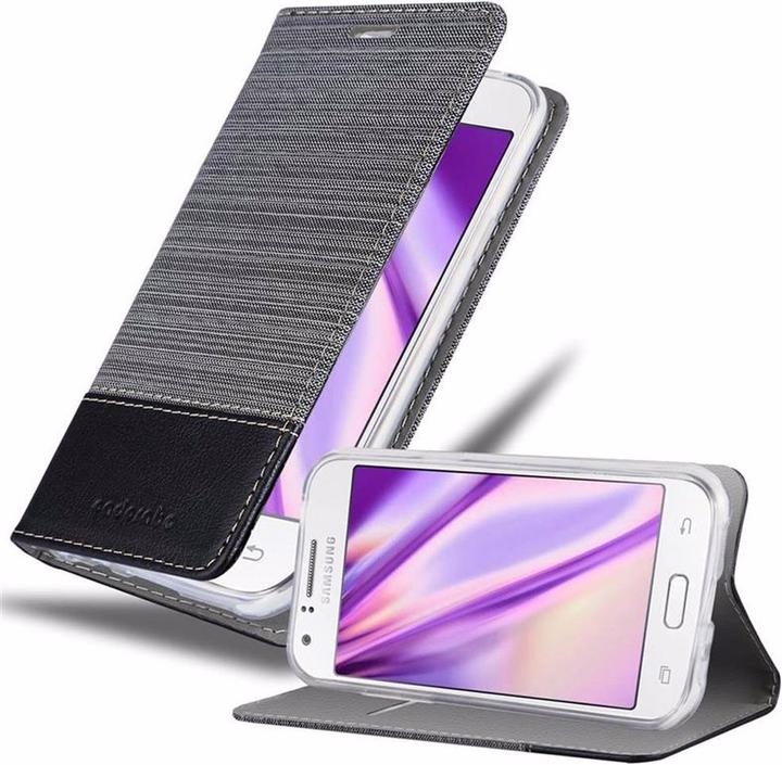 Actual product image Cadorabo Book Jeans Optics Cover (Samsung Galaxy J1)