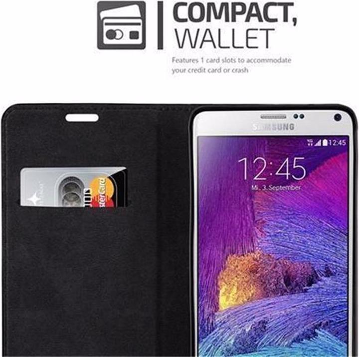 Actual product image Cadorabo Book Invisible Magnet Cover (Samsung Galaxy Note 4)