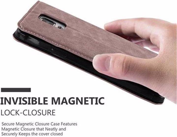 Actual product image Cadorabo Book Invisible Magnet Cover (Samsung Galaxy Note 4)