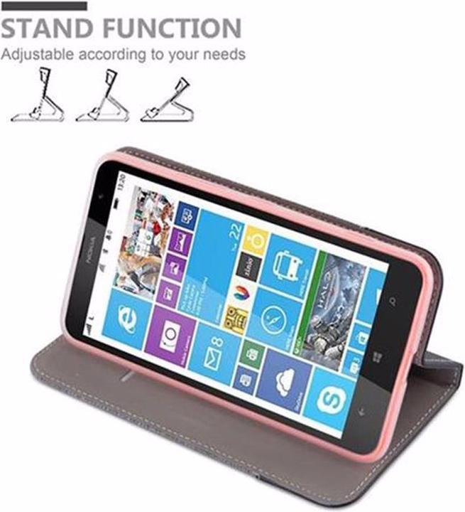 Produktbild Cadorabo Book Jeans Optik Cover (Nokia Lumia 1320)